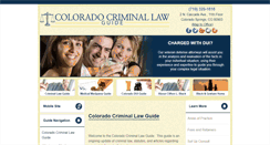 Desktop Screenshot of colorado-criminal-law.com